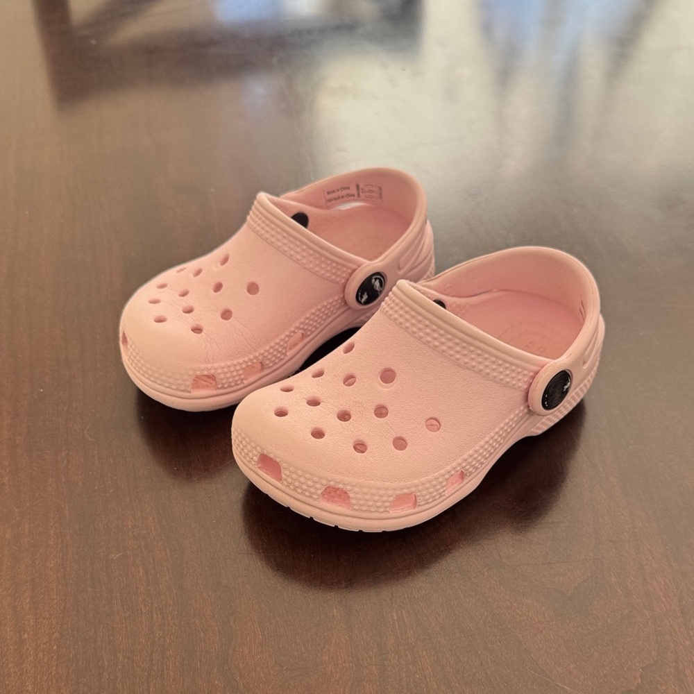 CROCS Classic Toddler Clogs - Blush Pink